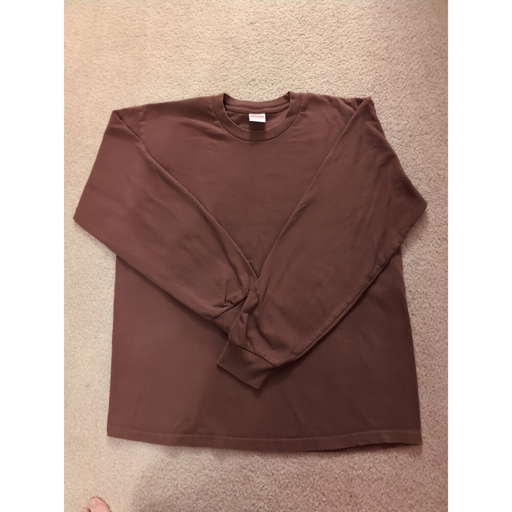 Supreme Blank T-shirt Long Sleeve Size Large EUC